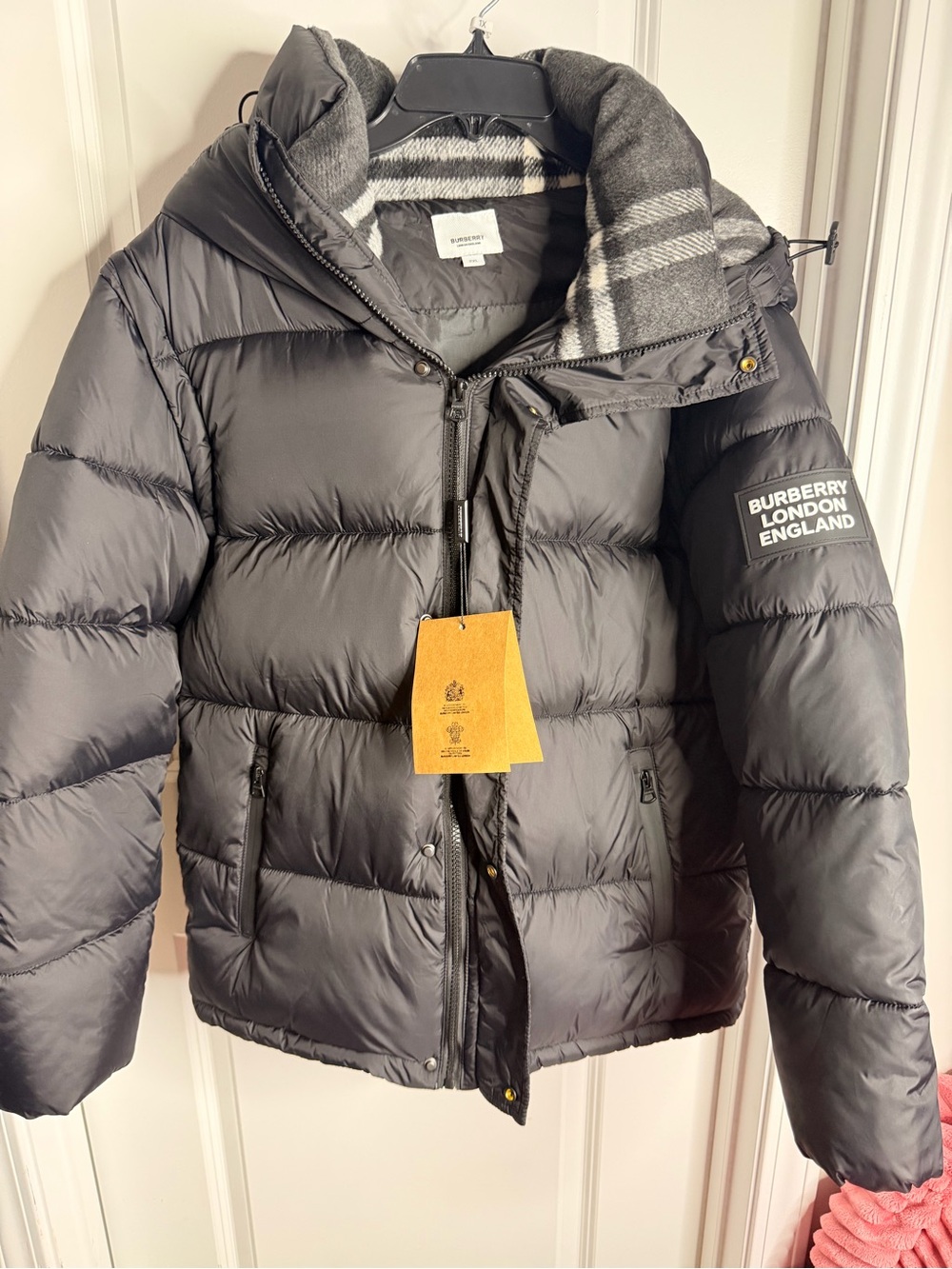Black puffer jackets